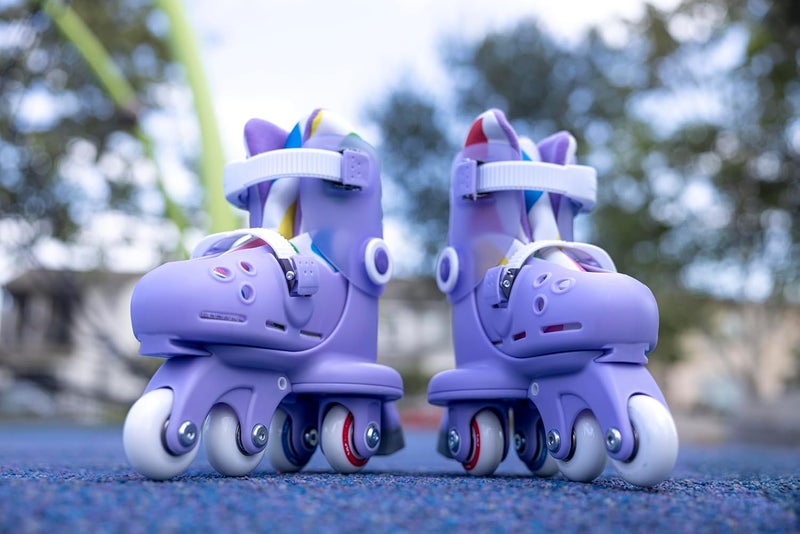 Yvolution Learner Twista Skates – 2-in-1 Adjustable Kids Roller Skates for Ages 2+ – Converts from Tri-Wheel to Inline Skates – No Tools Needed – US Size 7-11 - Image 3